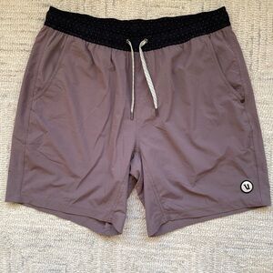Vuori Kore Mens Shorts Purple/Lilac Lined Polyester Pocket Gym -SOLD DO NOT BUY